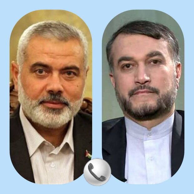 Emir Abdullahiyan, Hamas Lideri ile telefonda görüştü