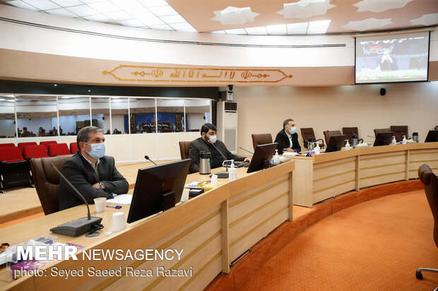 حضور مقامات کشوری در جلسه ستاد مرکزی اربعین