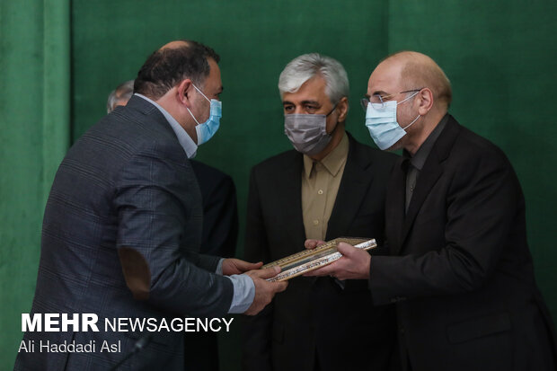دیدار رئیس مجلس شورای اسلامی با مدال آوران المپیک توکیو