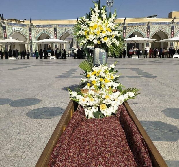 پیکر مرحوم «محمد خجسته باقرزاده» در حرم رضوی تشییع شد