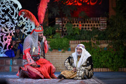 Ta'zieh performance underway in Hozeh Honari