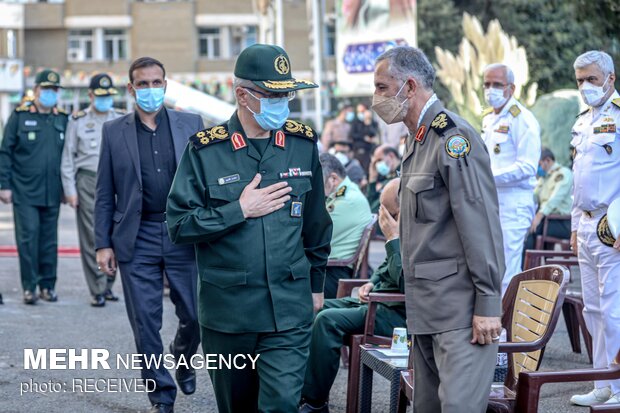  سرلشکر محمد باقری رئیس ستاد کل نیروهای مسلح در مراسم یادبود سرلشکر فیروزآبادی