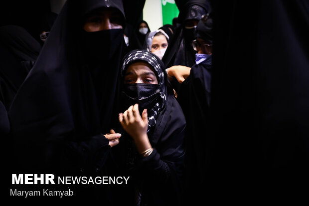 Holy shrine defender funeral in Tehran