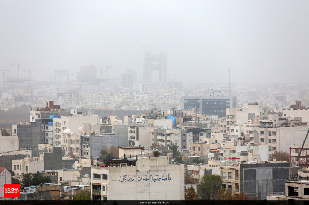 احتمال آلودگی هوای تهران در پی کاهش بارندگی ها در آبان آذرماه