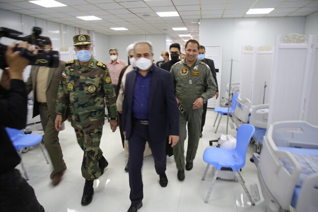 افتتاح بیمارستان ۷۰ تختخوابی تنفسی ارتش در قم 