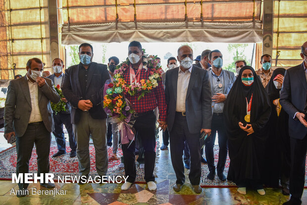 استقبال از قهرمانان پاراالمپیک توکیو ۲۰۲۰ در شیراز
