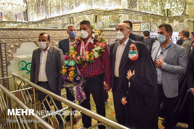 استقبال از قهرمانان پاراالمپیک توکیو ۲۰۲۰ در شیراز