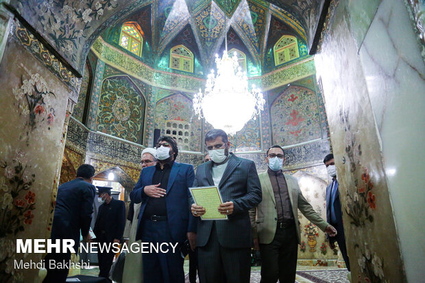 دیدار وزیر فرهنگ و ارشاد اسلامی با مراجع و علمای قم