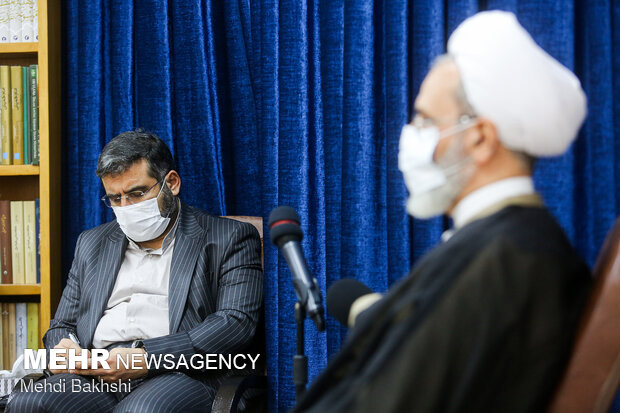 دیداز وزیر فرهنگ و ارشاد اسلامی با مراجع و علمای قم