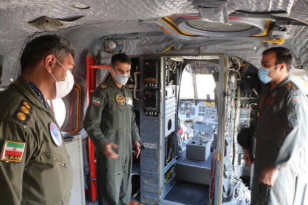 آخرین پرواز فرمانده /سرهنگ خلبان عفیف با گردان شینوک خداحافظی کرد