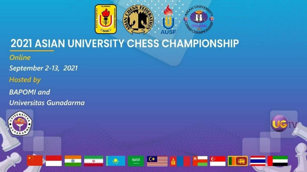 Iran took top honour in 2020 AUC Chess Men's individual, Indonesia was  crowned in Men's team