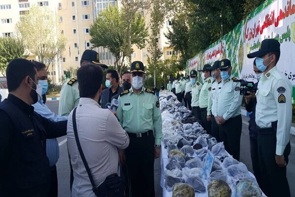 Police bust over 2 tons of illicit drugs in Tehran