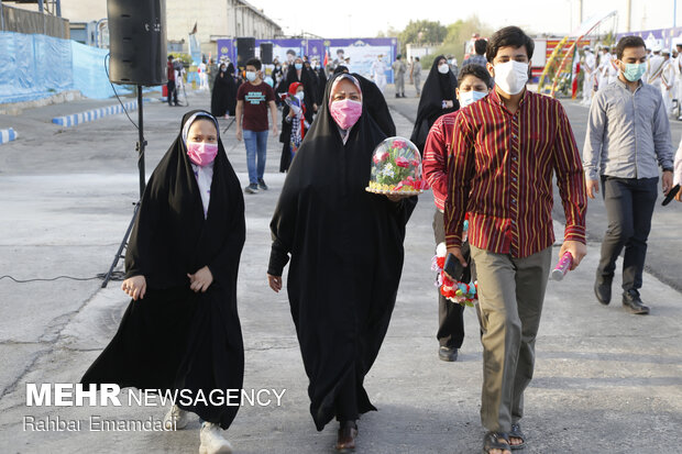 آیین استقبال از ناوگروه ۷۵ «نداجا» برگزار شد