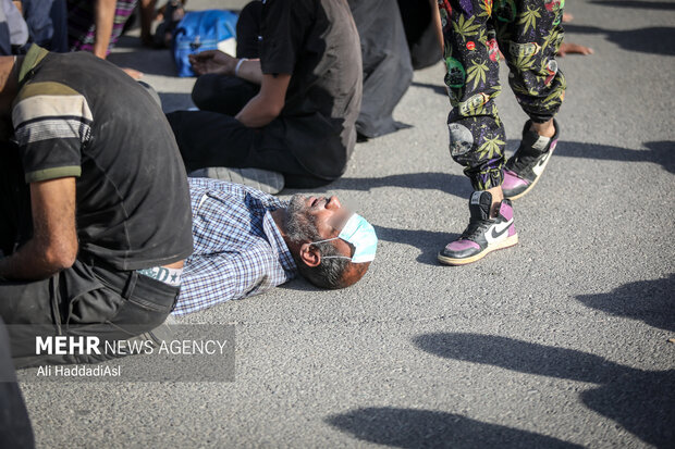 مرحله سیزدهم طرح ظفر جمع آوری معتادین متجاهر در سطح شهر