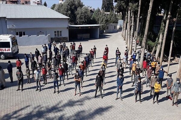 بازداشت ۱۸۷ مهاجر غیر قانونی در استان ختای ترکیه