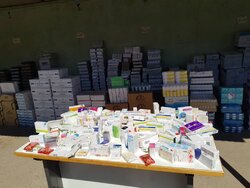 کشف انبار احتکار دارو در شهرستان بهارستان