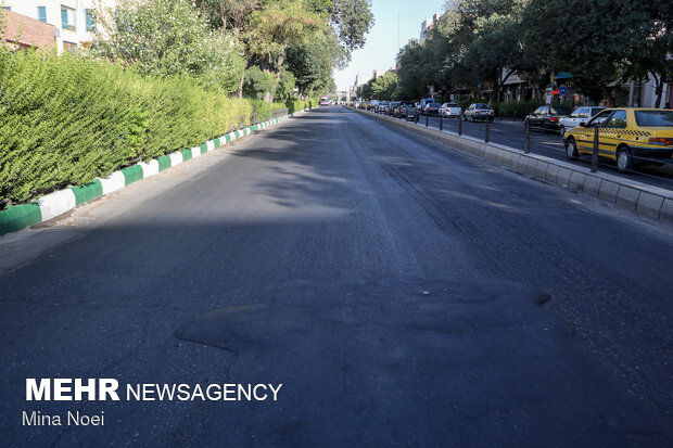 حرکت لاک پشتی آسفالت ریزی در تبریز/ بیشتر پروژهها به خواب رفت