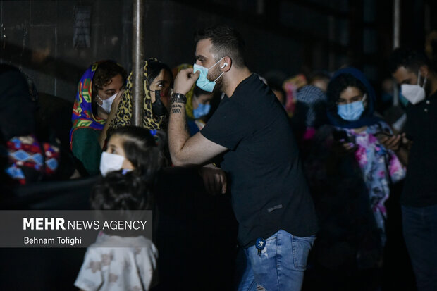 Vaccination center in Tehran works 24/7
