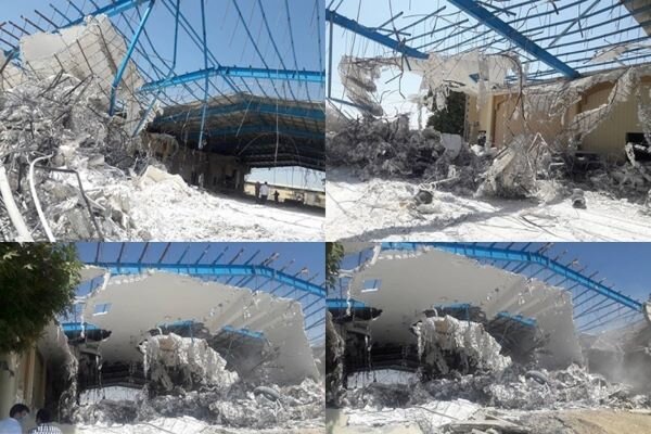 باغ تالار لوکس ۱۰۰۰ متری در شهریار تخریب شد