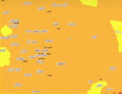 اصفهان از وضعیت قرمز شیوع کرونا خارج شد