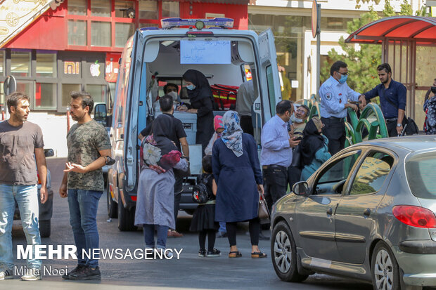 واکسیناسیون سیار در روز ملی اورژانس در تبریز
