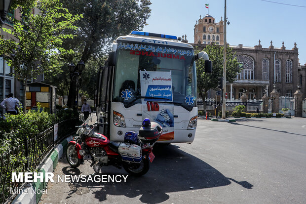 واکسیناسیون سیار در روز ملی اورژانس در تبریز