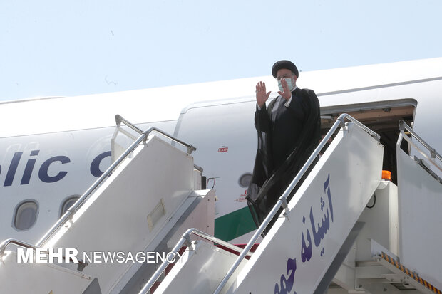 رئیس‌جمهور «کولاب» را به مقصد تهران ترک کرد