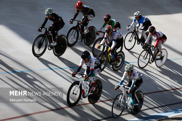 Iran women's track cycling competitions held in Tehran
