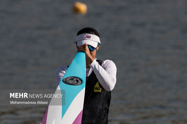 Women’s rowing competitions held in Tehran's Azadi Lake

