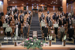 Introduction, farewell ceremony of Iran Defense Uni. heads