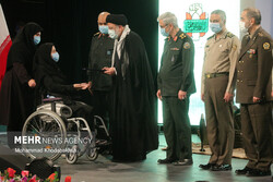 Honoring ceremony of war veterans, martyrs of Holy Defense