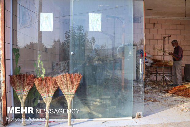 Traditional broom making in Khorasan