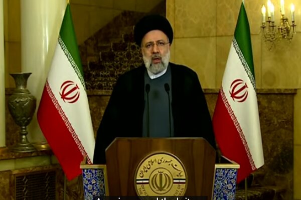ایرانی صدر رئیسی کا اقوام متحدہ کی جنرل اسمبلی کے 76 ویں اجلاس سے خطاب