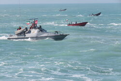 IRGC maritime parade in Persian Gulf waters