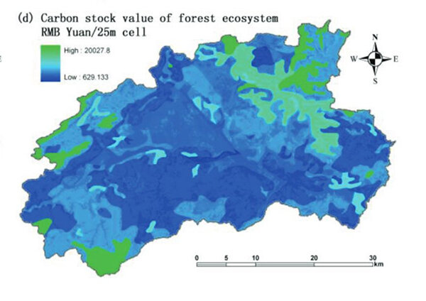 تخمین ذخیره کربن جنگل‌ها با فناوری سنجش از دور