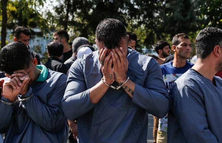 برخورد قاطع پلیس با اوباش در همدان