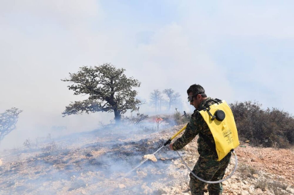 آتش در پارک ملی گلستان دوباره شعله ور شد