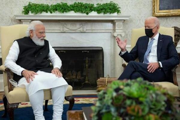 وائٹ ہاؤس میں بھارتی وزیراعظم اور امریکی صدر جو بایڈن کی ملاقات