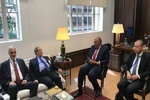 شامی وزیر خارجہ 12 سال بعد؛ سرکاری دورے پر مصر پہنچ گئے