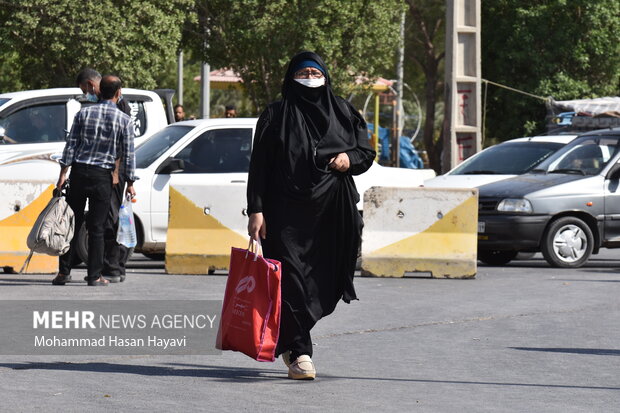 ازدحام زائران اربعین در مرز شلمچه