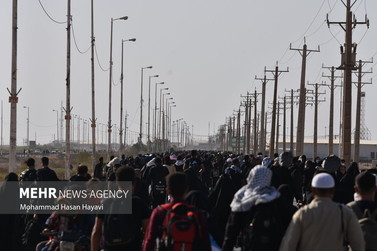 مرزهای خوزستان میزبان ۲میلیون زائر اربعین/ فعالیت ۴۰۰ موکب