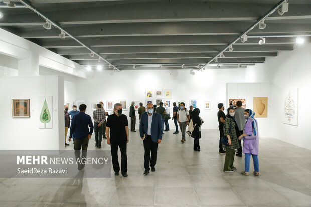 Inauguration of art exhibition of Ashura mourning 