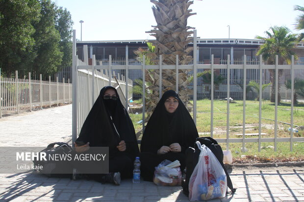 تردد زائران اربعین در پایانه مرزی مهران