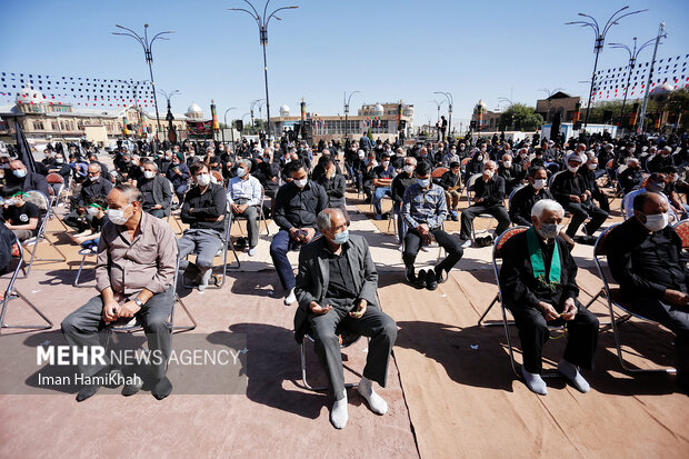 تجمع بزرگ‌جاماندگان اربعین حسینی در همدان