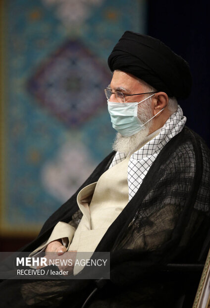 Leader at recitation ceremony of Arbaeen supplications
