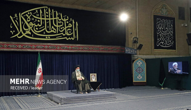 Leader at recitation ceremony of Arbaeen supplications
