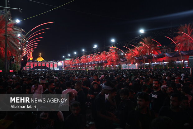 إحياء ليلة اربعين الامام الحسين عليه السلام في كربلاء/ بالصور