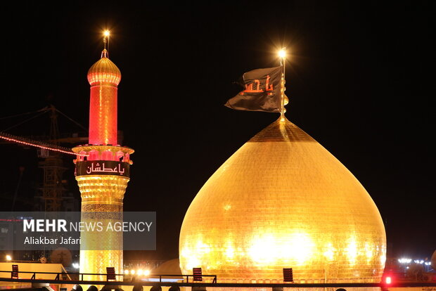 إحياء ليلة اربعين الامام الحسين عليه السلام في كربلاء/ بالصور