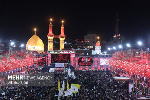 إحياء ليلة اربعين الامام الحسين عليه السلام في كربلاء/ بالصور