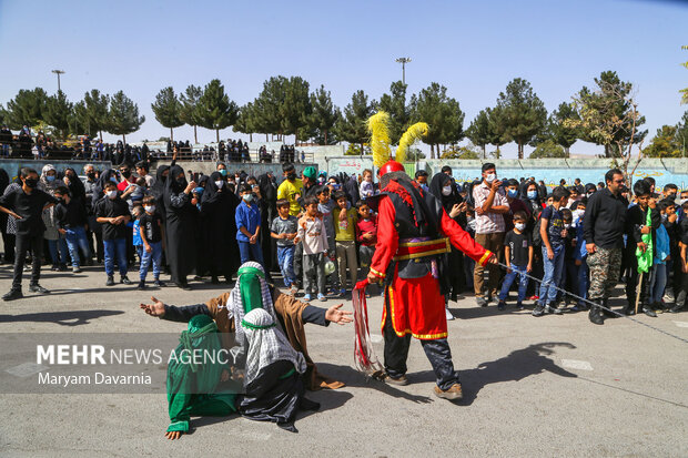 مراسم عزاداری جاماندگان اربعین حسینی در بجنورد‎‎